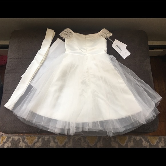 Toddler Girl Flower Girl Dress - Picture 3 of 5